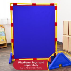 Children's Factory Big Screen PlayPanel, Kids Room Divider, Classroom Privacy Screen, Blue