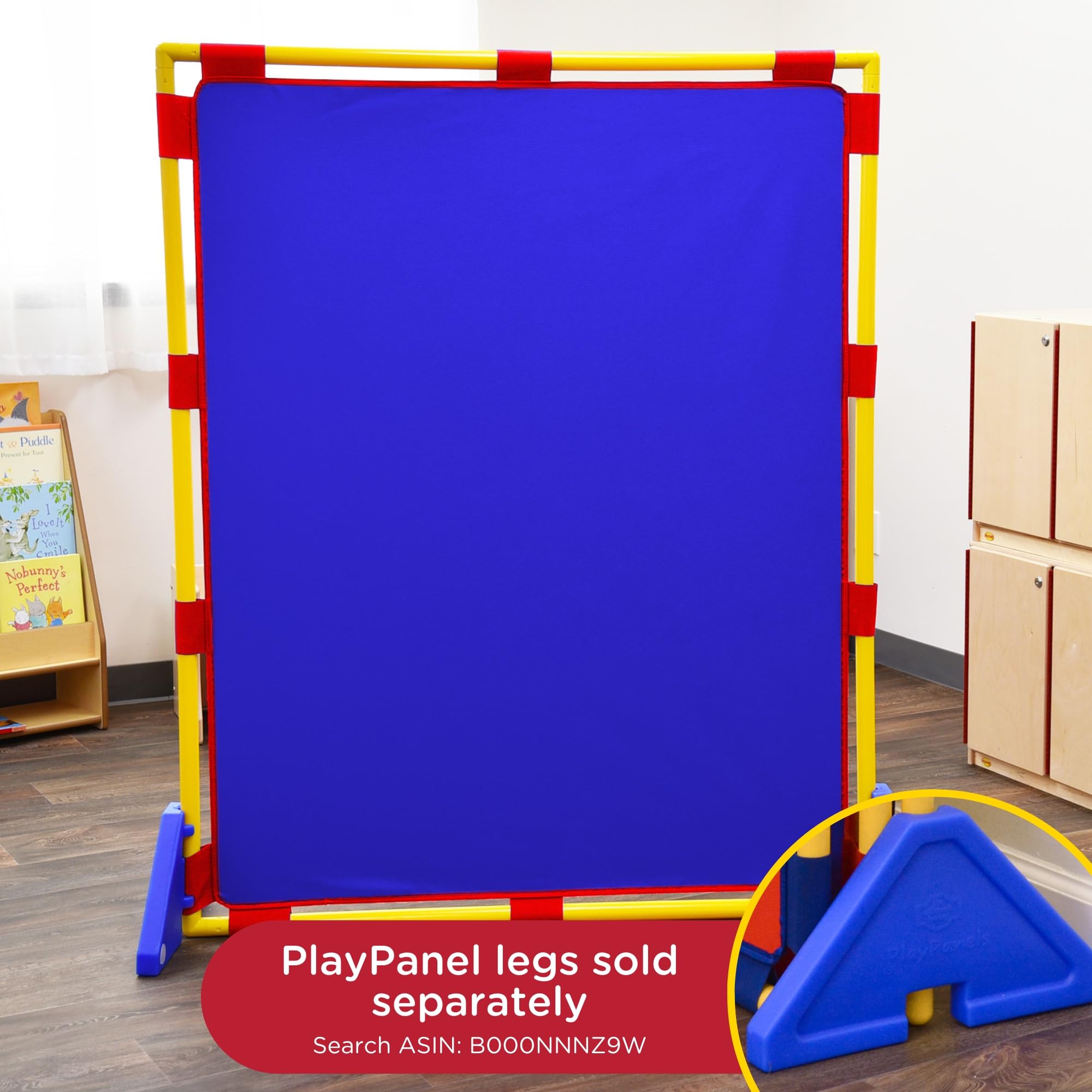 Children's Factory Big Screen PlayPanel, Kids Room Divider, Classroom Privacy Screen, Blue