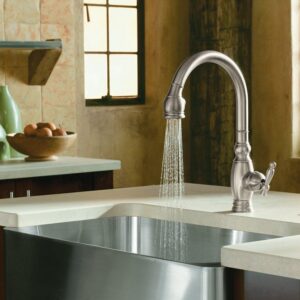 KOHLER K-690-BV Vinnata Kitchen Sink Faucet, Vibrant Brushed Bronze