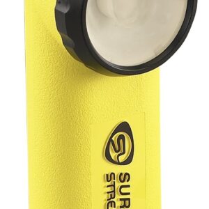 Streamlight 90513 Survivor 175-Lumen Rechargeable Safety-Rated Firefighter Right Angle Flashlight with AC/DC Charging, Yellow