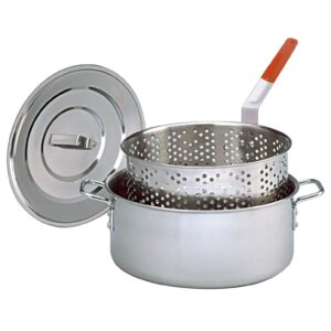 King Kooker KK2S Stainless Steel Deep Fry Pan with Lid