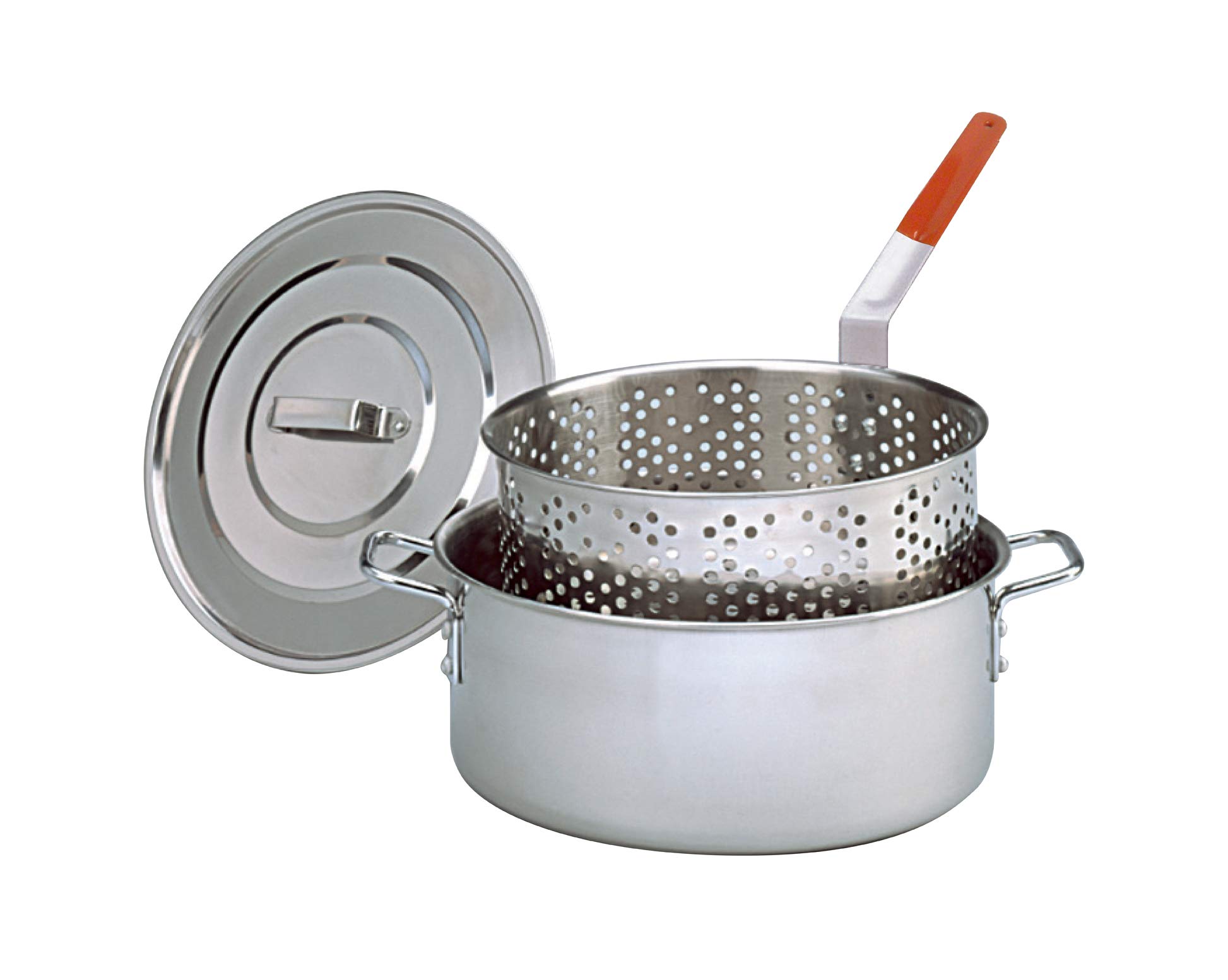 King Kooker KK2S Stainless Steel Deep Fry Pan with Lid