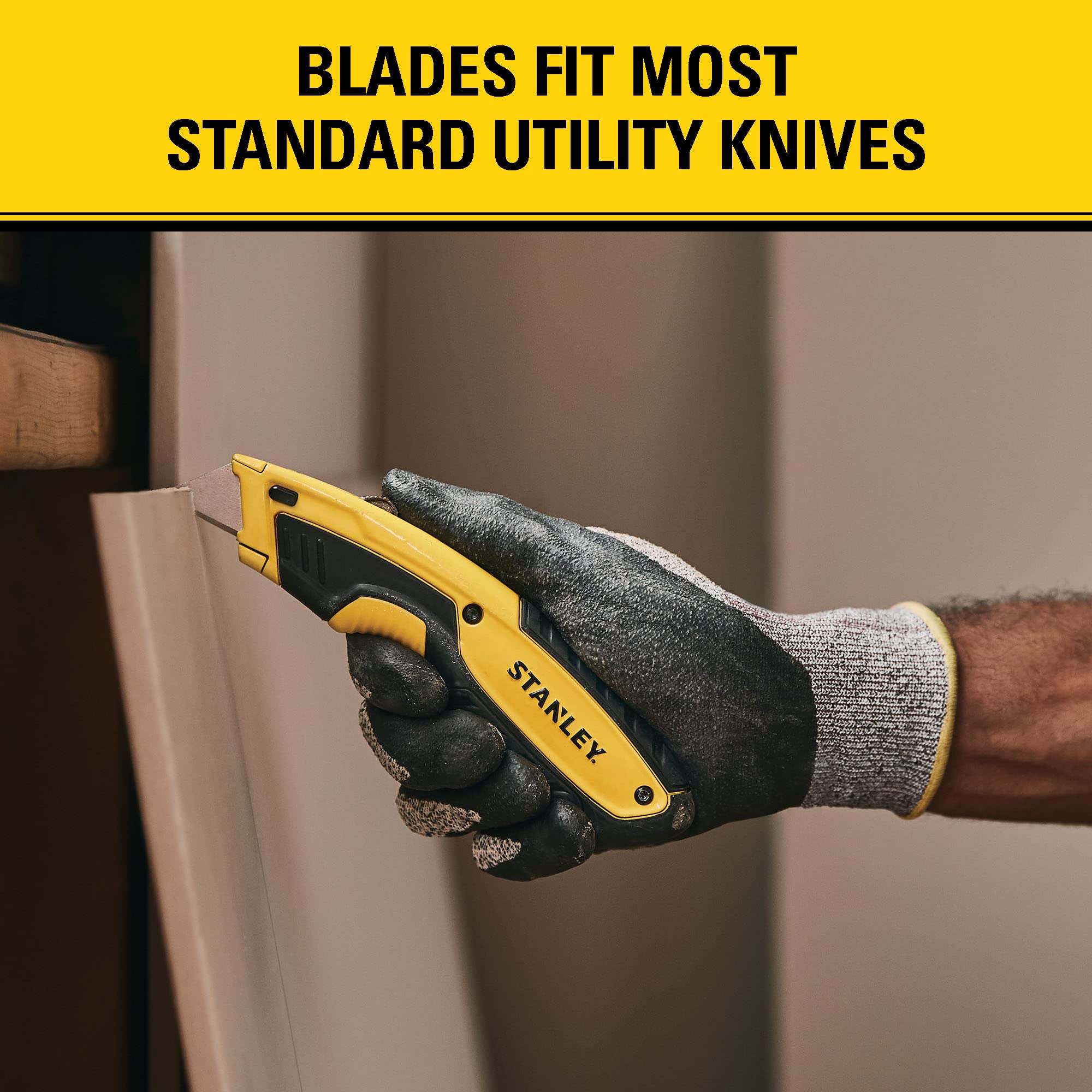 STANLEY Utility Knife Blades, Heavy Duty, 50-Pack (11-921L)