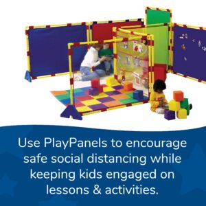 Children's Factory Big Screen PlayPanel, Kids Room Divider, Classroom Privacy Screen, Blue