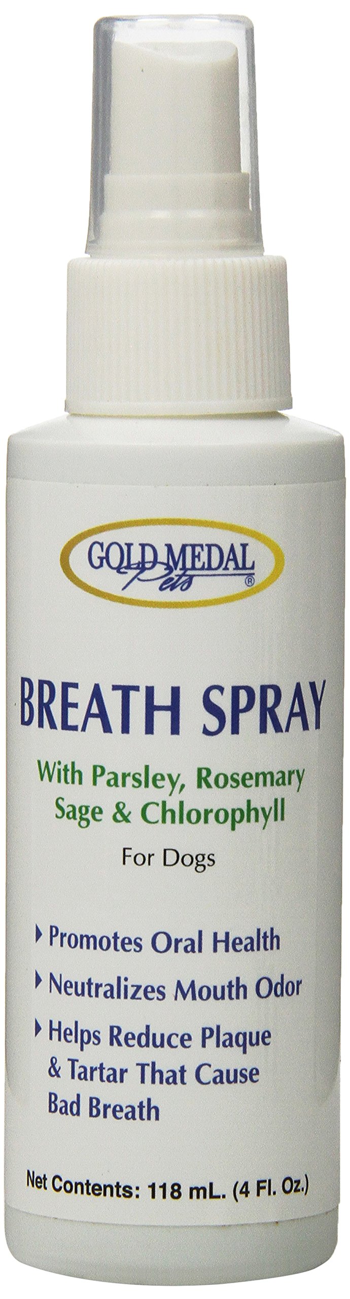 Gold Medal Pets Breath Spray for Dogs and Cats, 4 oz.