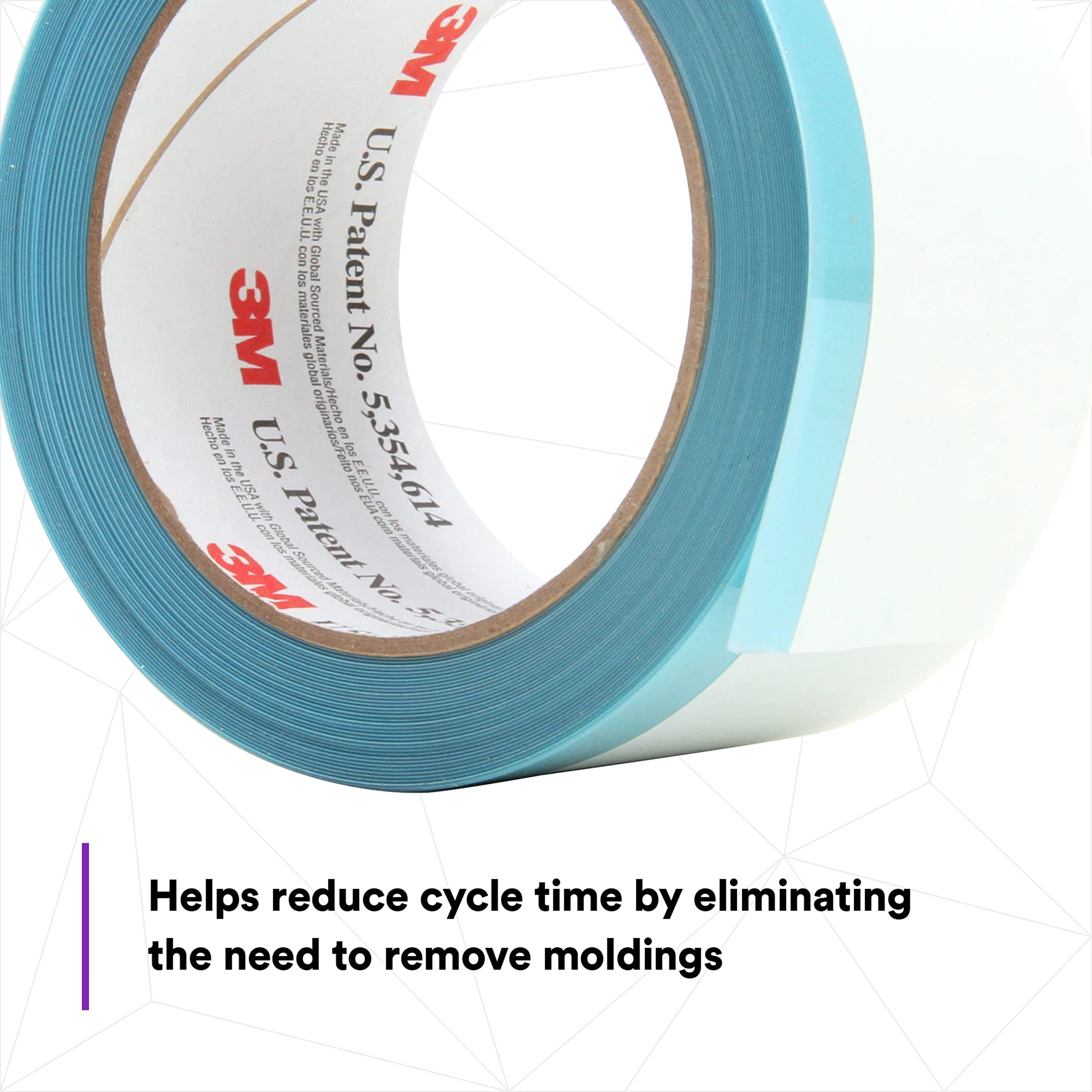 3M Perforated Trim Masking Tape 06349, Molding Paint Protection, Trim Lifting Tape, Hand Tearing, 10 mm Hard Band, 50.8 mm x 10 m