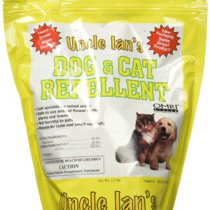 Uncle Ian's 100045830 Organic Dog and Cat Repellent 2.3lb, 2.3 lb, Brown/A