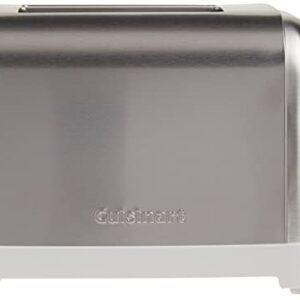 Cuisinart CPT-180WP1 4-Slice Metal Classic Toaster, White/Stainless Steel