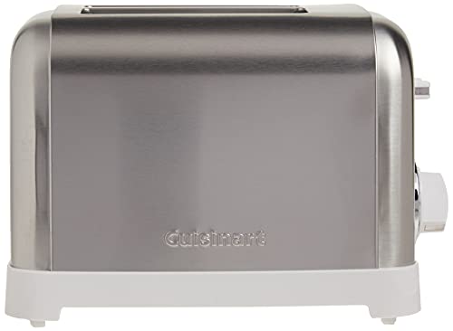 Cuisinart CPT-180WP1 4-Slice Metal Classic Toaster, White/Stainless Steel