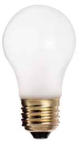 satco s3721 130v medium base 40-watt a15 light bulb, frosted