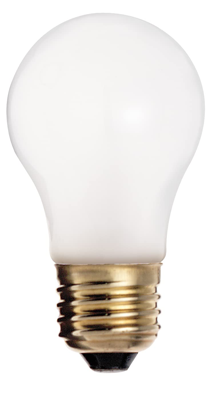 Satco S3721 130V Medium Base 40-Watt A15 Light Bulb, Frosted