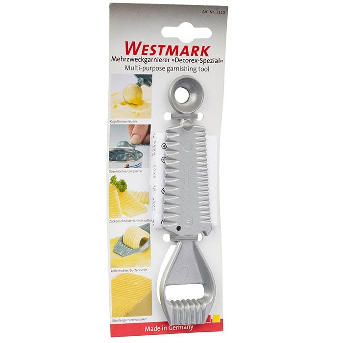 Westmark Multipurpose Butter Curler and Food Garnishing Tool, Original