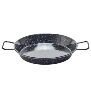 garcima petite 4-inch enameled steel paella pan, 10cm