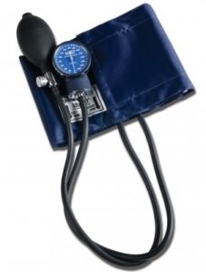 labtron labstar latex-free sphygmomanometer - manual blood pressure monitor with adult cuff - blue, 200