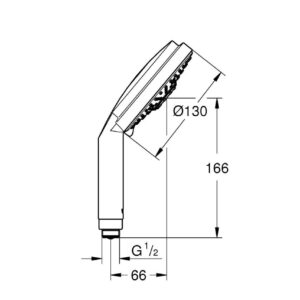 Rainshower Cosmopolitan 130 Hand Shower - 3 Sprays