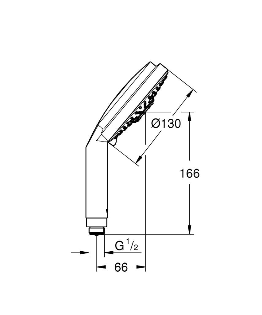 Rainshower Cosmopolitan 130 Hand Shower - 3 Sprays