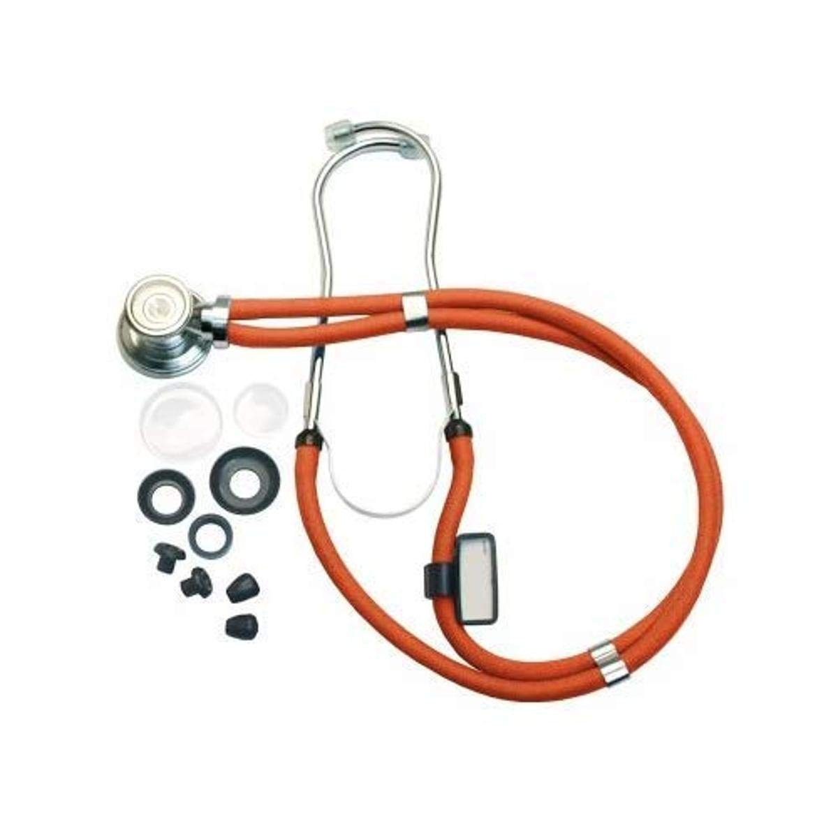 Labtron Neon Series Sprague Rappaport Stethoscope, Neon Orange, 602N-OR