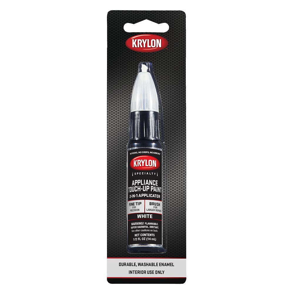 Krylon Appliance Touch Up Paint Pen, 0.5 oz, White