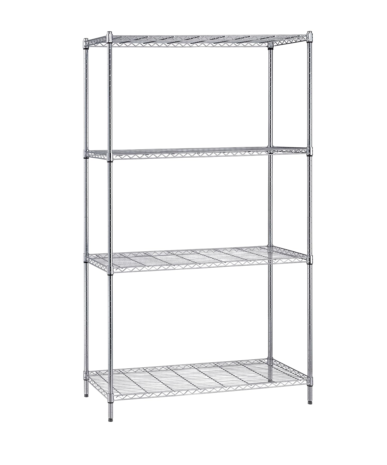 Quantum Storage Systems WR63-2448C Starter Kit Wire Shelves Chrome 4 Shelves 63" H x 48" W x 24" D