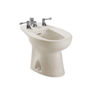 toto bt500b#12 piedmont vertical spray bidet, sedona beige