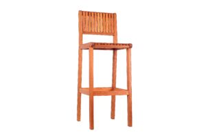 amazonia ibiza eucalyptus barstool, light brown, 18lx17wx47h (bt 215)