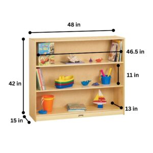 Jonti-Craft 4690JC Mega Mobile Straight-Shelf