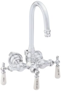 wall mount clawfoot tub filler for acrylic tub