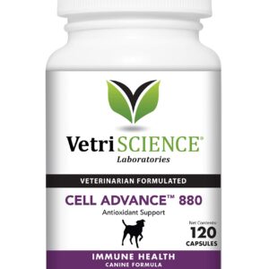 VetriScience Immune Plus Immunity Support for Dogs, 120 Capsules – Immune and Allergy Support Supplement for Dogs Over 30 Pounds - Formerly Cell Advance 880