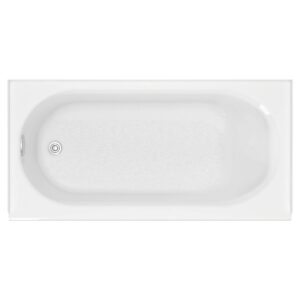 american standard 2392202ich.020 princeton 60 in. x 30 in. americast above-floor rough-in bathtub with left drain and built-in overflow, white