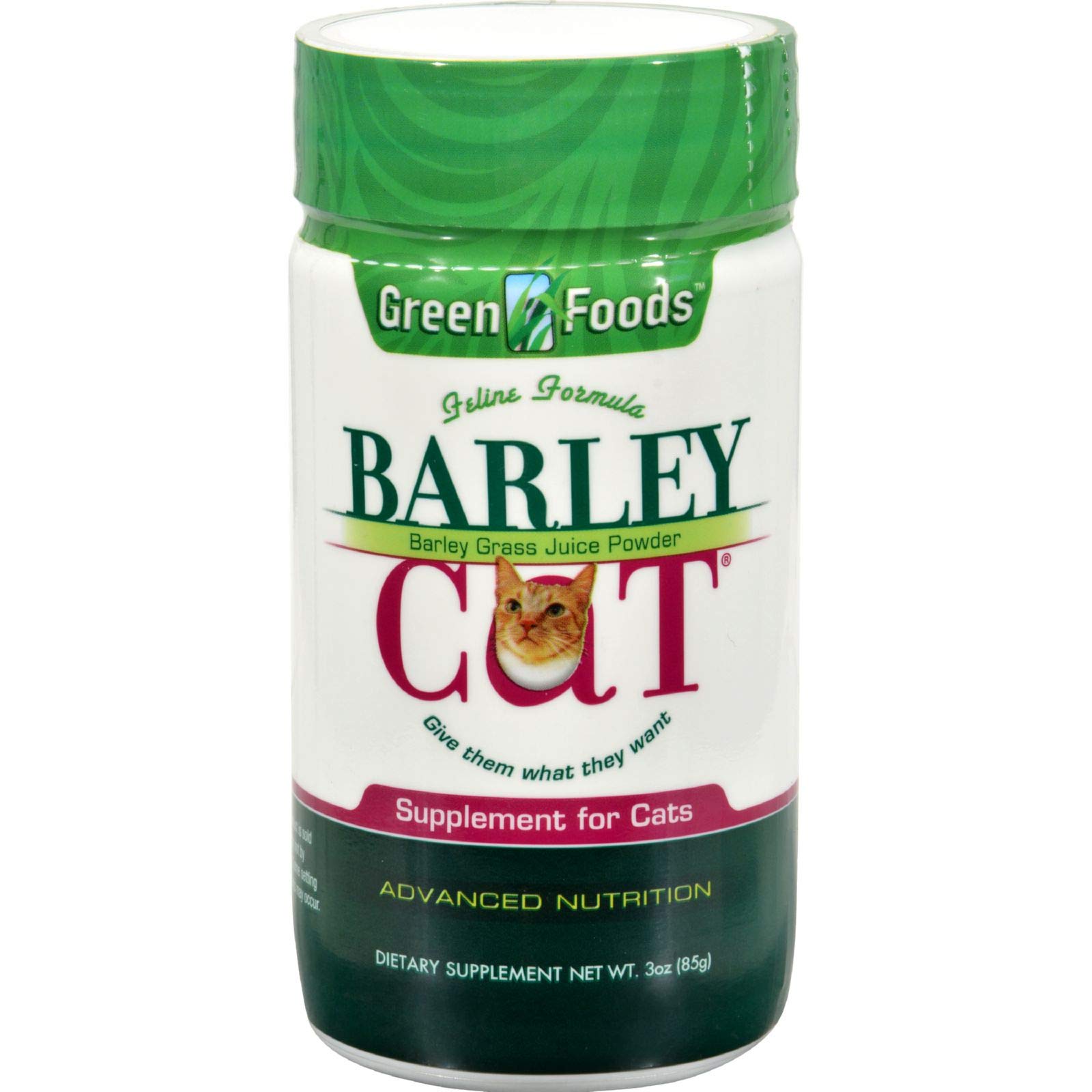 Green Foods Barley Cat, 3 OZ