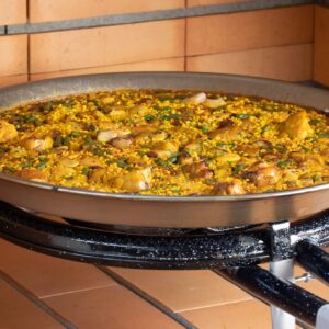 La Valenciana Vaello Campos 30cm Enamelled Steel Paella Pan