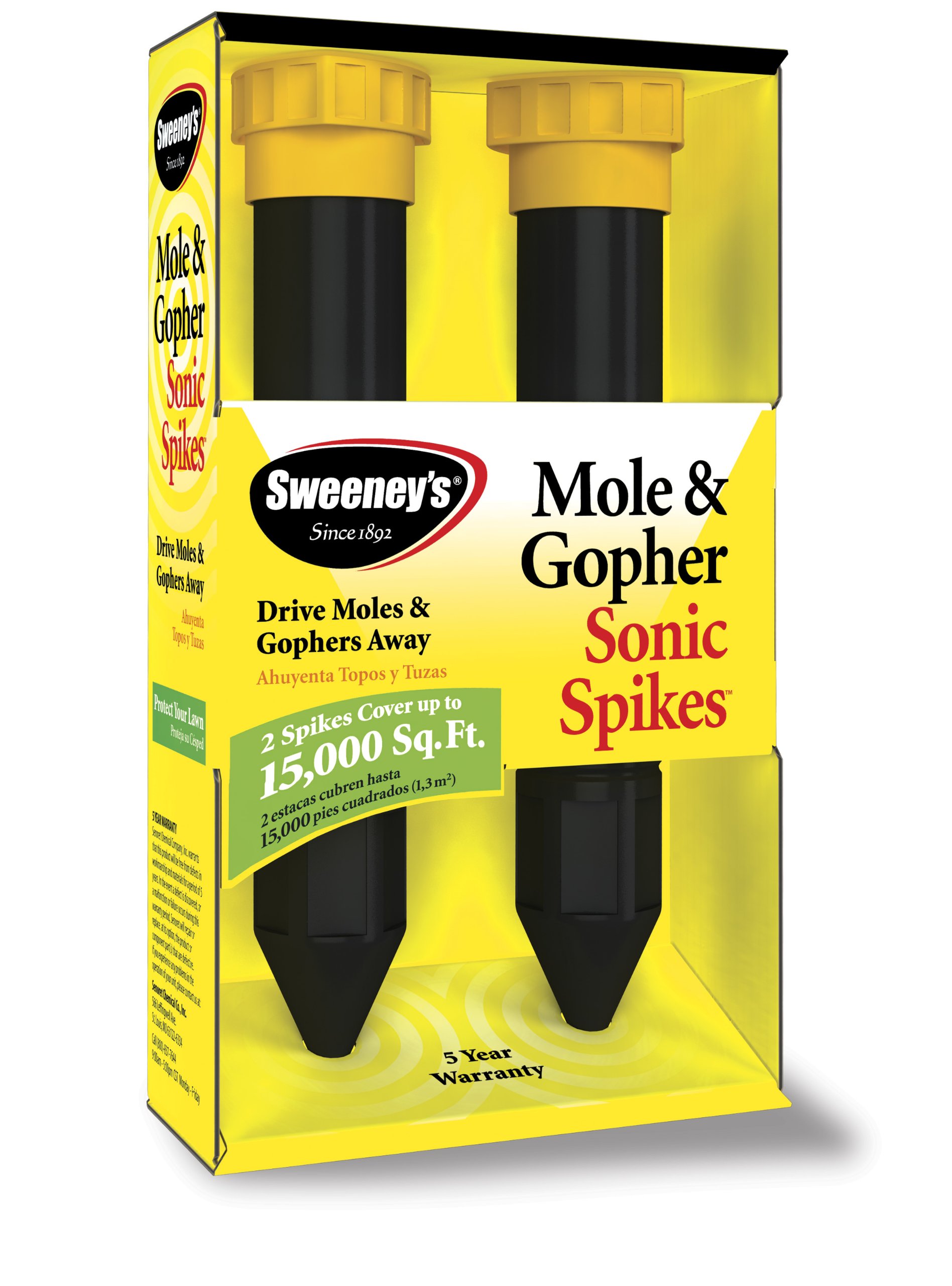 Sweeney's 9012 Mole and Gopher Twin Pack Sonic Spikes (not available in HI, NM, PR)