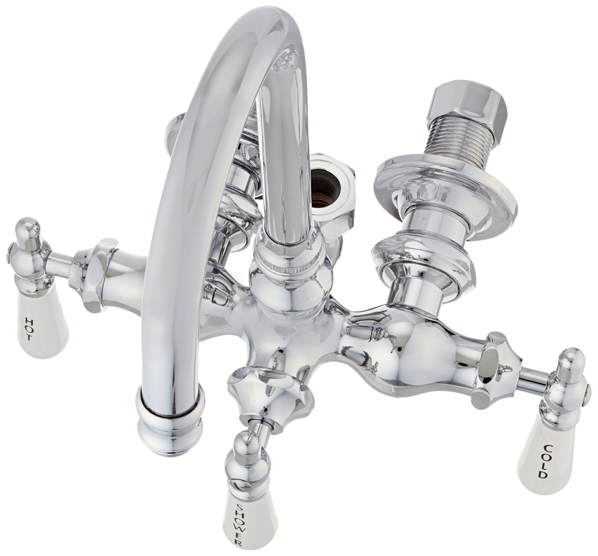 Wall Mount Clawfoot Tub Filler for Acrylic Tub