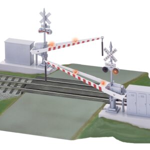 FasTrack Grade Crossing with Flashing Crossbucks and Gates, Multi