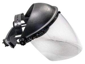 sas safety 5145 deluxe clear face shield eye/face protection