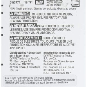 DEWALT Jigsaw Blades Set, T-Shank, 5-Piece (DW3795H)