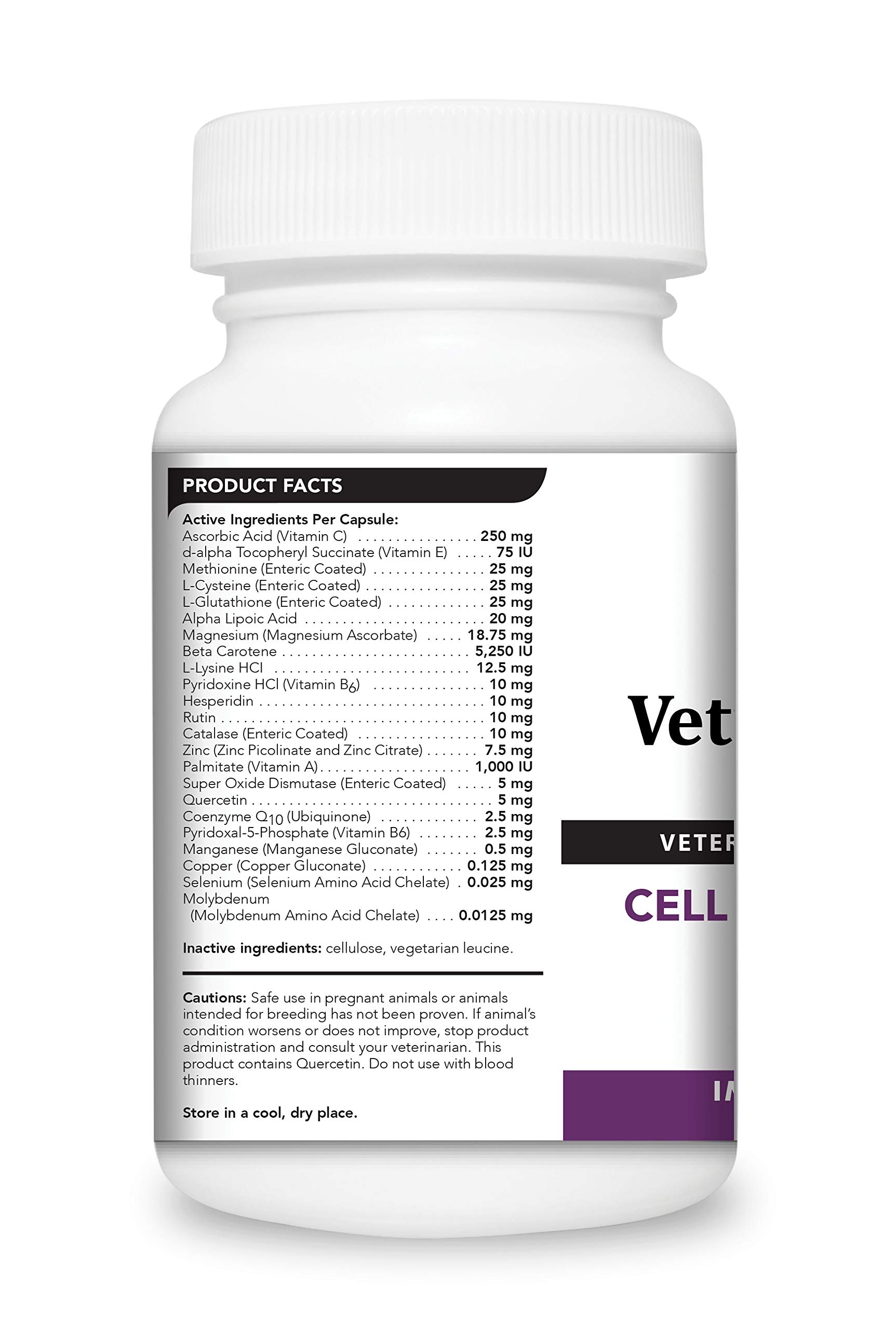 VetriScience Immune Plus Immunity Support for Dogs, 120 Capsules – Immune and Allergy Support Supplement for Dogs Over 30 Pounds - Formerly Cell Advance 880