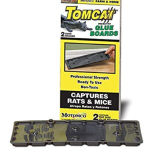 Tomcat 32423 Rat Size Glue Boards, 2 Pack Mouse Glue Traps