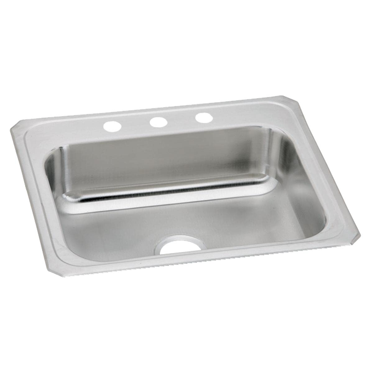 Elkay CR31224 Sink, 4 Hole, Satin