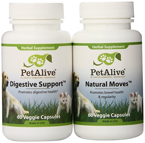 PetAlive Natural Moves for Pets and Digestive Support ComboPack