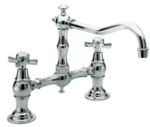 newport brass 945/26 940 series two-hole kitchen faucet, polished chrome