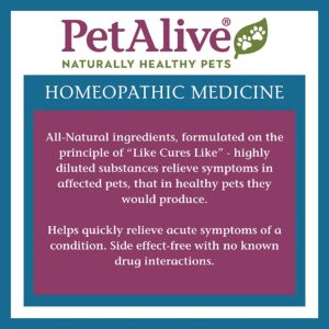 PetAlive Sinu-Rite - Natural Homeopathic Formula for Allergy-Related Congestion and Acute Sinusitis in Dogs and Cats - 180 Tablets