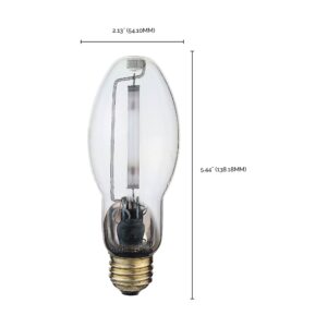 Satco S3127 2100K 70-Watt Clear Medium Base ED17 High Pressure Sodium Lamp