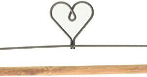 Ackfeld 7-1/2in Heart with Stained Dowel Holder, 7-1/2"