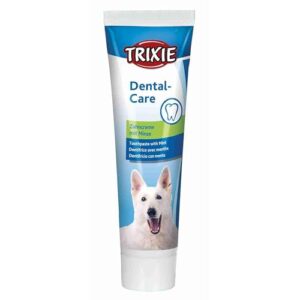 trixie mint toothpaste for dog, 100 g, white