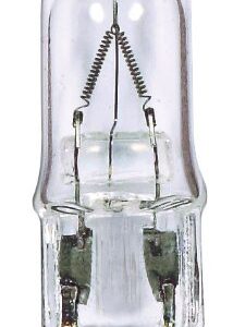 Satco S4611 25 Watt 240 Lumens T4 Halogen G8 Base 120 Volt Clear Light Bulb, Dimmable