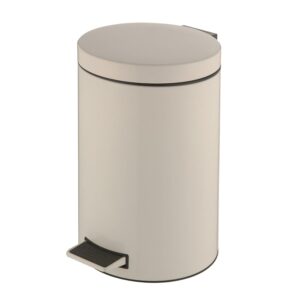 global industrial step on trash can, 3-1/2 gallon, white