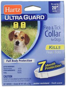 hartz ultraguard flea & tick dog collar 20", white 1 ea