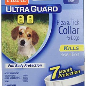 Hartz Ultraguard Flea & Tick Dog Collar 20", White 1 ea