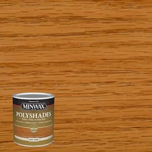 1 qt Minwax 61320 Pecan PolyShades Wood Stain And Polyurethane, Satin